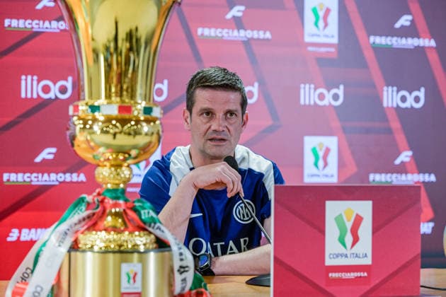 Fußball, Coppa Italia, Finale, Lazio Rom - Inter Mailand, Pressekonferenz