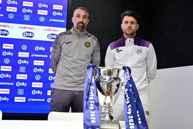 Fußball, Pokal-Finale Belgien, RSC Anderlecht Pressekonferenz