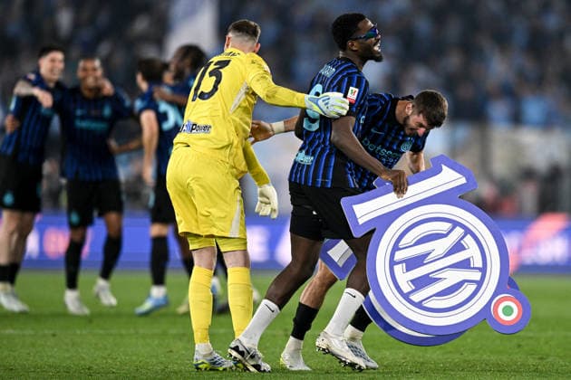 Fußball, Coppa Italia, Finale, Pokalsieger Inter Mailand