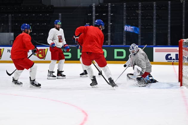 Eishockey, WM, Nationalteam Tschechien, Training