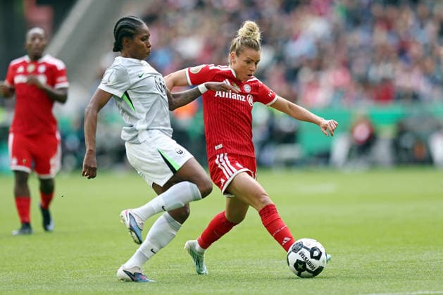 Fußball, Frauen, DFB-Pokal, Finale, FC Bayern München - VfL Wolfsburg
