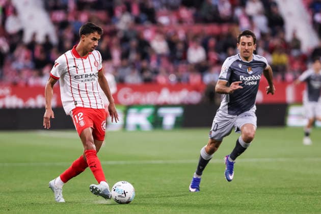 Fußball, Spanien, FC Girona - Real Sociedad San Sebastian