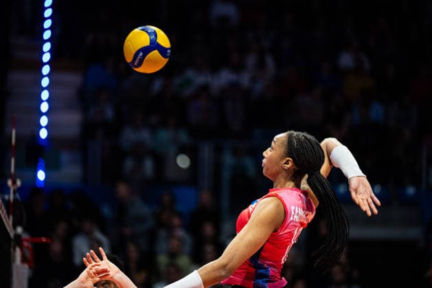 Volleyball, Frauen, Länderspiel, Italien - Frankreich