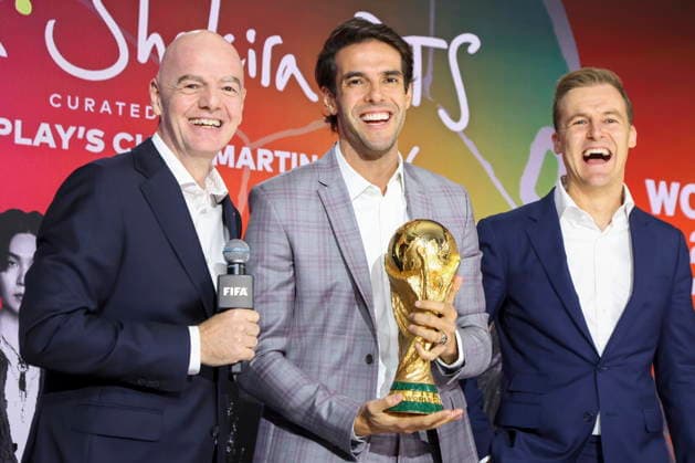 Fußball, FIFA WM, Präsentation der Final-Show mit Gianni Infantino