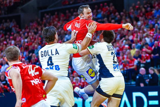 Handball, Länderspiel, Dänemark - Deutschland