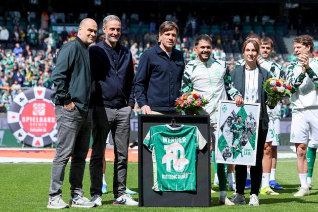 Fußball, 1. BL, SV Werder Bremen verabschiedet Leonardo Bittencourt