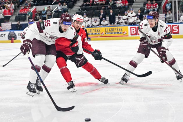 Eishockey, WM, Schweiz - Lettland