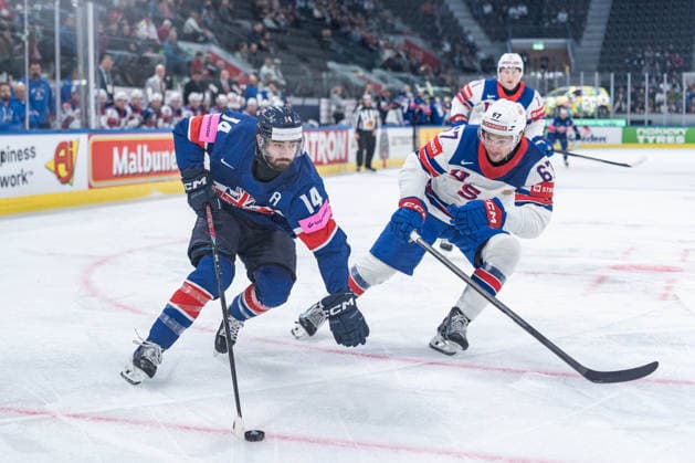 Eishockey, WM, Großbritannien - USA