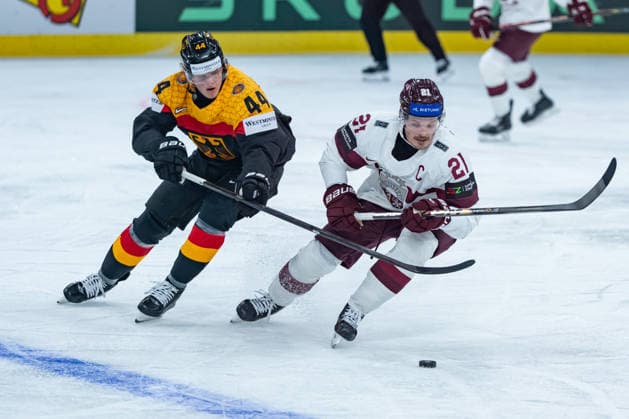 Eishockey, WM, Deutschland - Lettland