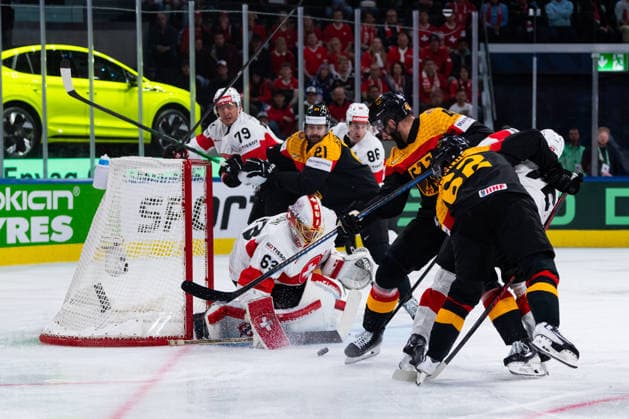 Eishockey, WM, Deutschland - Schweiz