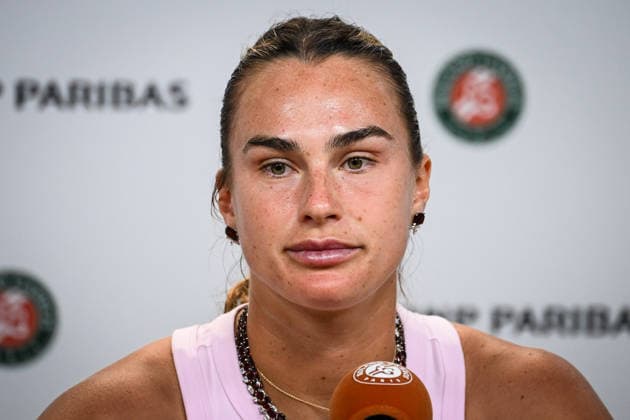 Tennis, French Open, Aryna Sabalenka Pressetermin