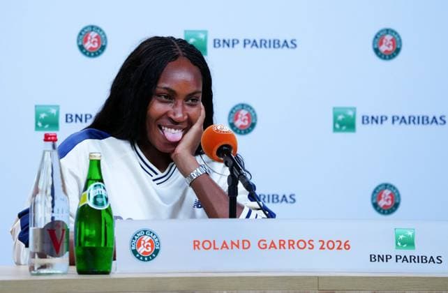Tennis, French Open, Coco Gauff Pressekonferenz