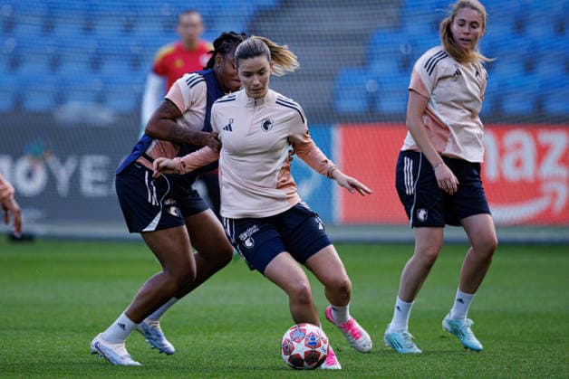 Fußball, Frauen, CL, Olympique Lyon, Training