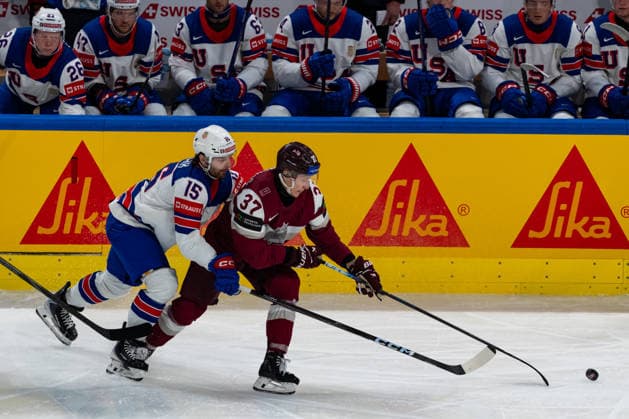 Eishockey, WM, Lettland - USA