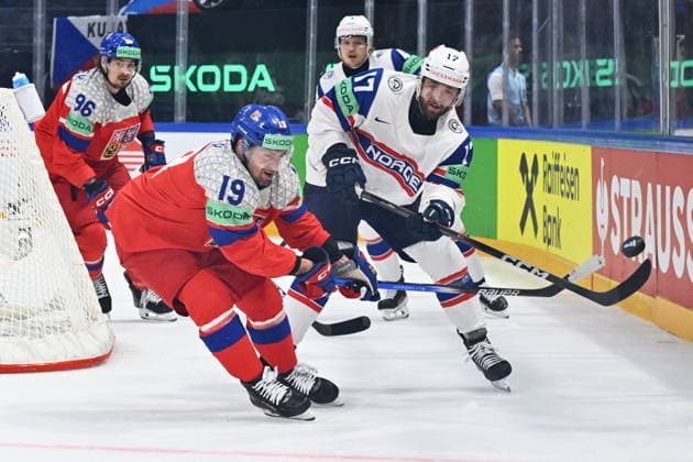Eishockey, WM, Tschechien - Norwegen