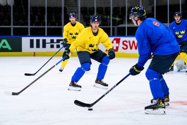 Eishockey, WM, Nationalteam Schweden, Training
