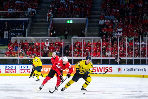 Eishockey, WM, Schweiz - Schweden