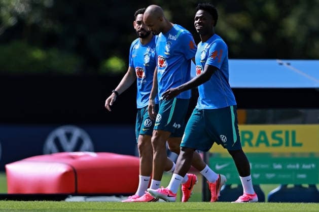 Fußball, Nationalteam Brasilien, Training