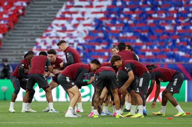 Fußball, CL, Finale in Budapest, FC Arsenal, Training