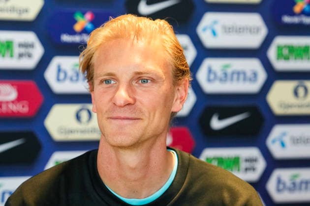 Fußball, Nationalteam Norwegen, Pressekonferenz