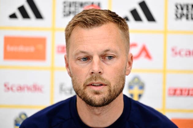 Fußball, Nationalteam Schweden, Pressekonferenz