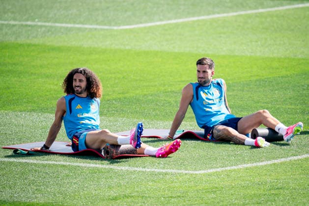 Fußball, Nationalteam Spanien, Training