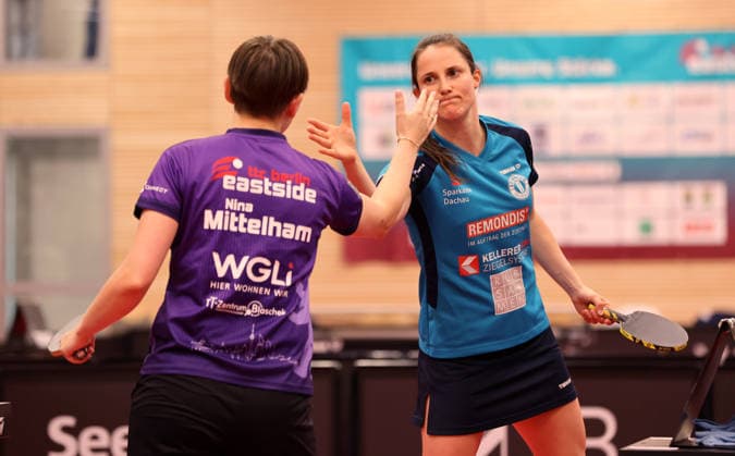 Tischtennis, Frauen, 1. BL, Final-Hinspiel, TSV Dachau 65 – ttc berlin eastside