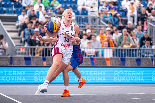 Basketball, FIBA 3x3 WM in Warschau, Frauen, Lettland - Philippinen