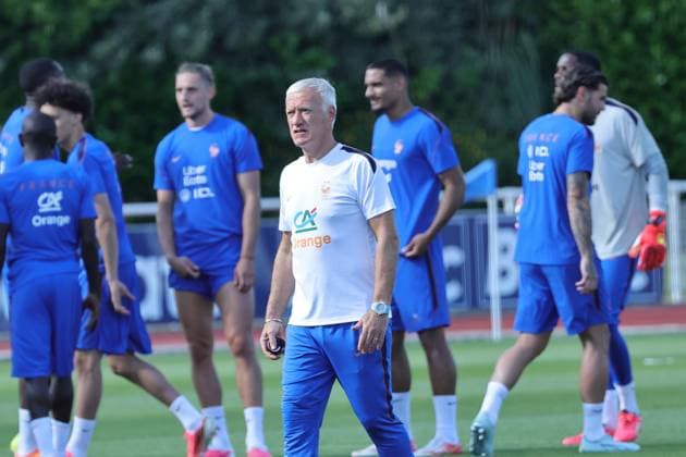 Fußball, Nationalteam Frankreich, Training