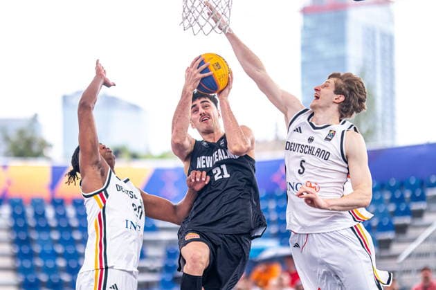 Basketball, FIBA 3x3 WM in Warschau, Männer, Deutschland - Neuseeland