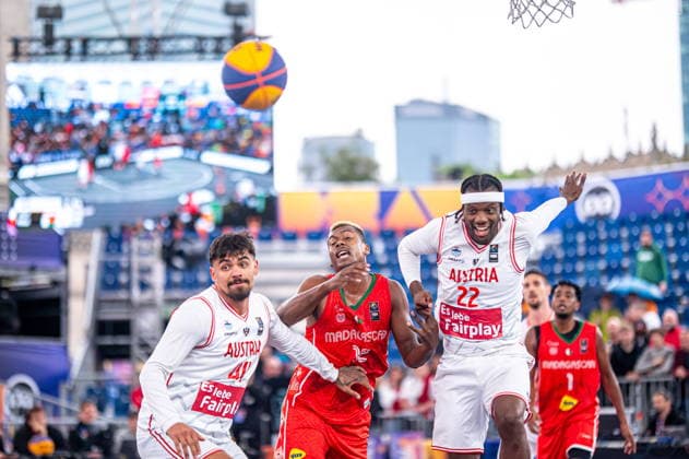 Basketball, FIBA 3x3 WM in Warschau, Männer, Österreich- Madagaskar