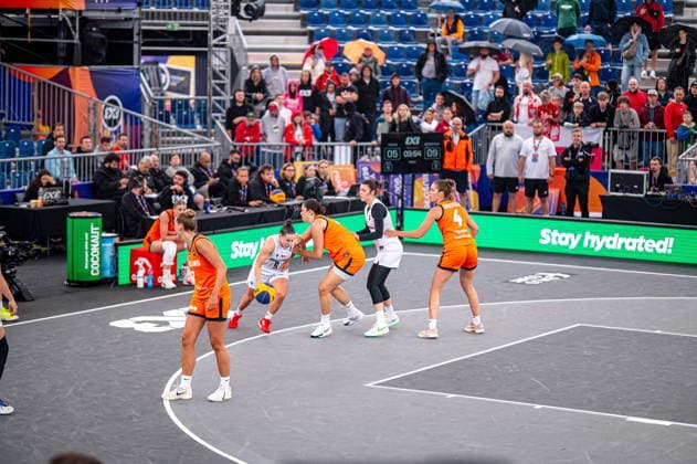 Basketball, FIBA 3x3 WM in Warschau, Frauen, Tschechien - Niederlande
