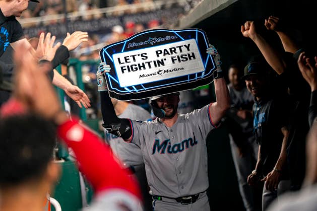 Baseball, MLB, Washington Nationals - Miami Marlins