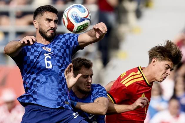 Fußball, Länderspiel, Kroatien - Belgien