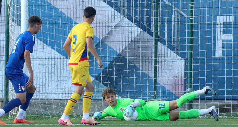 Fußball, U17, Länderspiel, Serbien - Rumänien