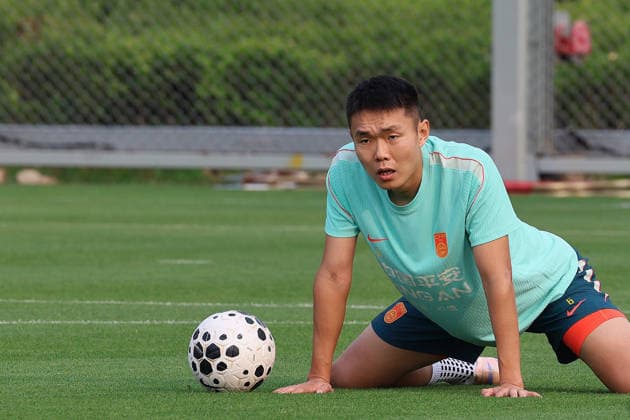 Fußball, Nationalteam China Training