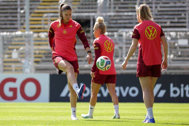 Fußball, Frauen, Nationalteam Deutschland Training