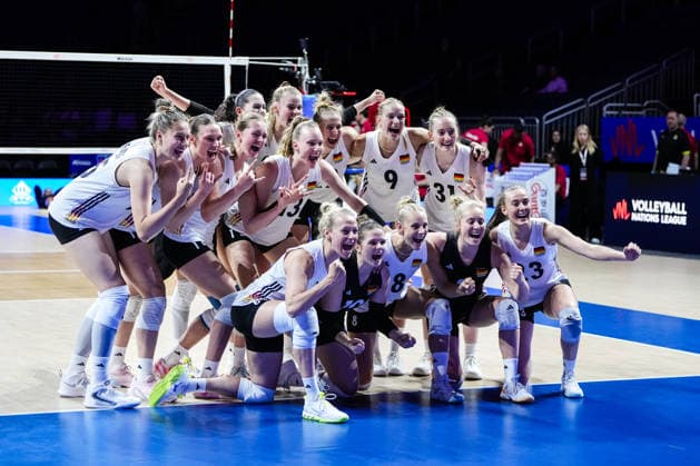 Volleyball, Frauen, Nations League, Deutschland - Kanada