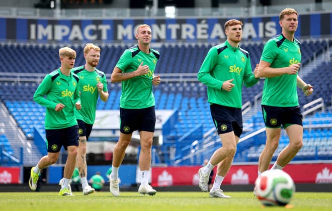 Fußball, FIFA WM 2026, Nationalteam Irland, Training