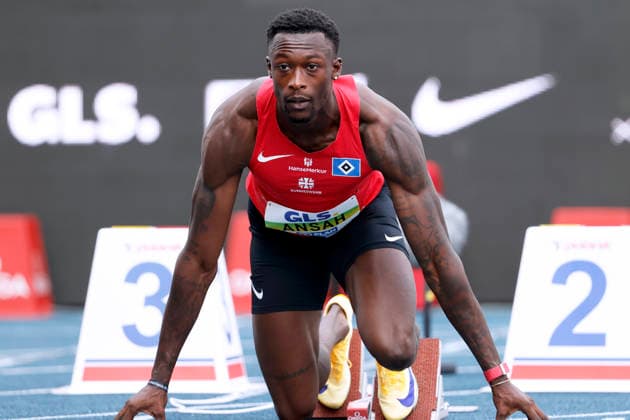 Leichtathletik, NADA schlägt vierjährige Sperre für Sprinter Owen Ansah vor, Archivbilder