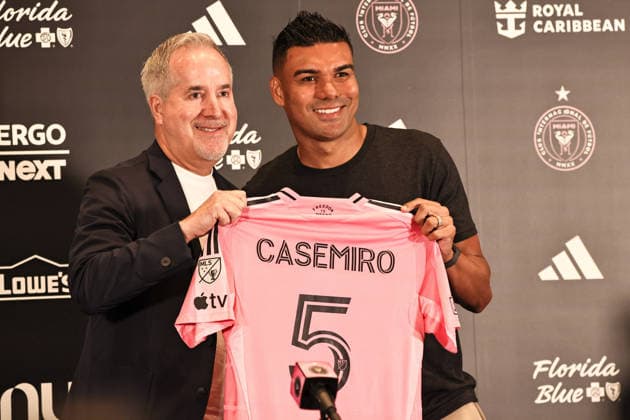 Fußball, MLS, Inter Miami, Vorstellung von Neuzugang Casemiro
