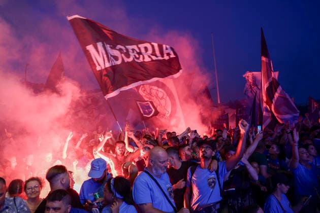 Fußball, Italien, SSC Neapel feiert 100. Vereinsjubiläum