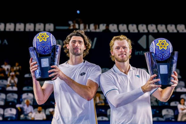Tennis, ATP-Turnier in Los Cabos, Doppel, Finale, Sieger Ryan Seggerman und Patrick Trhac