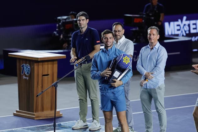 Tennis, ATP-Turnier in Los Cabos, Finale, Sieger Arthur Gea bezwingt Denis Shapovalov