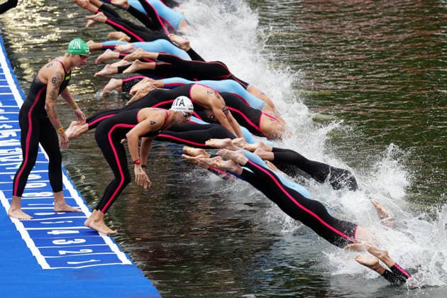 Schwimmen, EM in Paris, Freiwasser, 10km der Männer