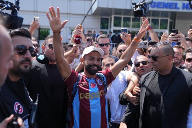 Fußball, Türkei, Trabzonspor, Mohamed Salah, Ankunft in Istanbul