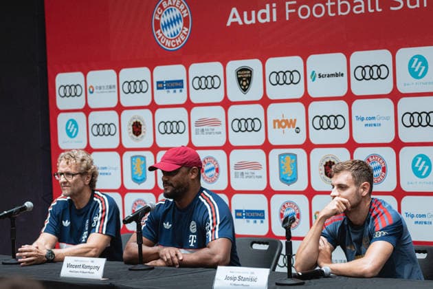Fußball, 1. BL, FC Bayern München, Asienreise, Pressekonferenz in Hong Kong