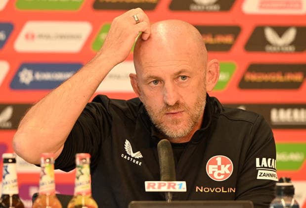 Fußball, 2. BL, 1. FC Kaiserslautern, Pressekonferenz