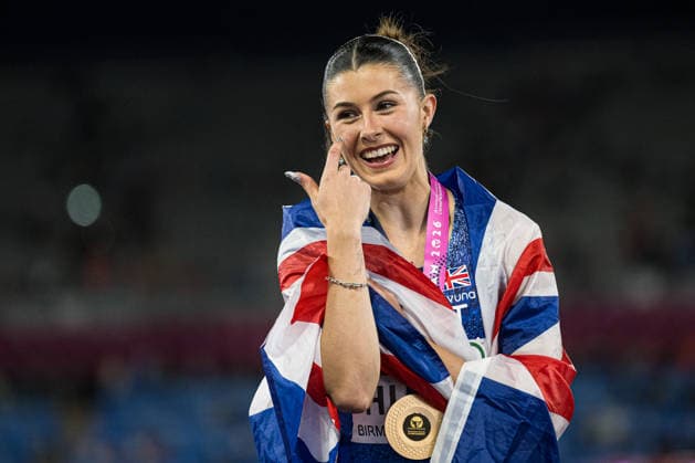 Leichtathletik, EM in Birmingham, 100m, Frauen, Europameisterin Amy Hunt