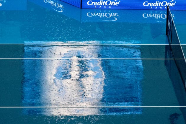 Tennis, Regen über Cincinnati